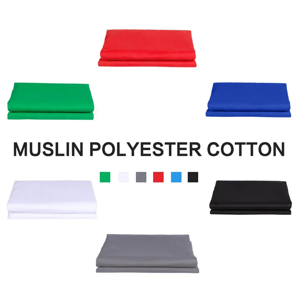 Pography Background Backdrop Smooth Muslin Cotton Green Screen Chromakey Cro image 9