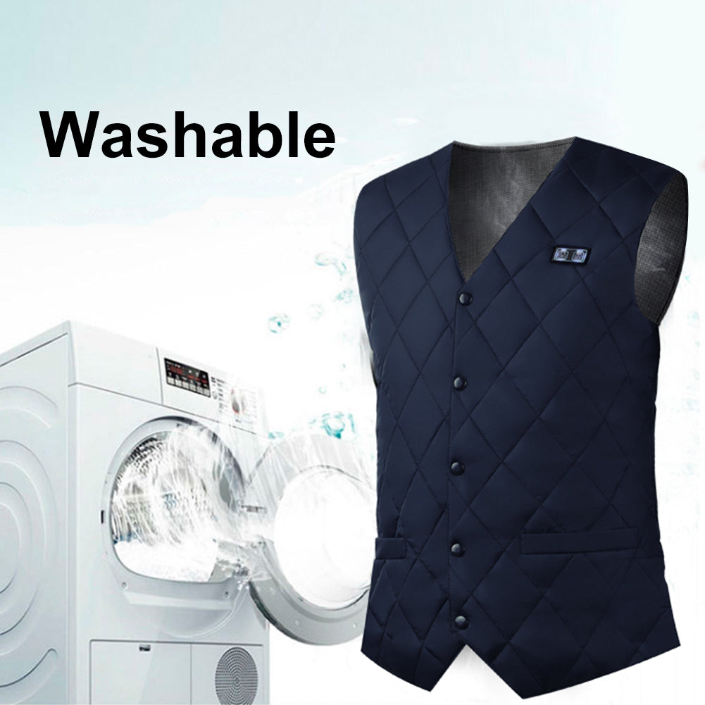 16 Zones Heated Vest Men Women USB Heated Jacket Heating Vest Thermal Clothing  image 5