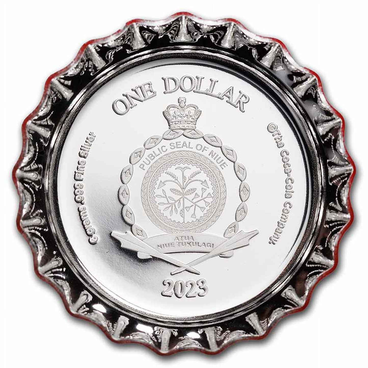 2023 Niue 6 gram Silver Bottle Cap - Coca-Cola® - Walmart image 2