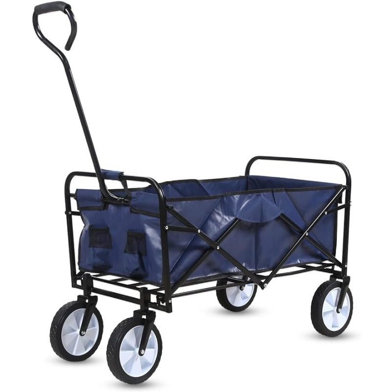 Rolling Collapsible Garden Cart Camping Wagon, with 360 Degree Swivel Wheels & image 3