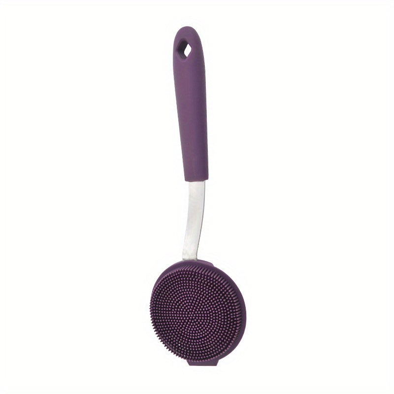 1pc, Silicone dishwashing brush, non stick, special silicone spatula, kitchen u image 4