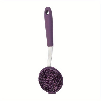 1pc, Silicone dishwashing brush, non stick, special silicone spatula, kitchen u image 4