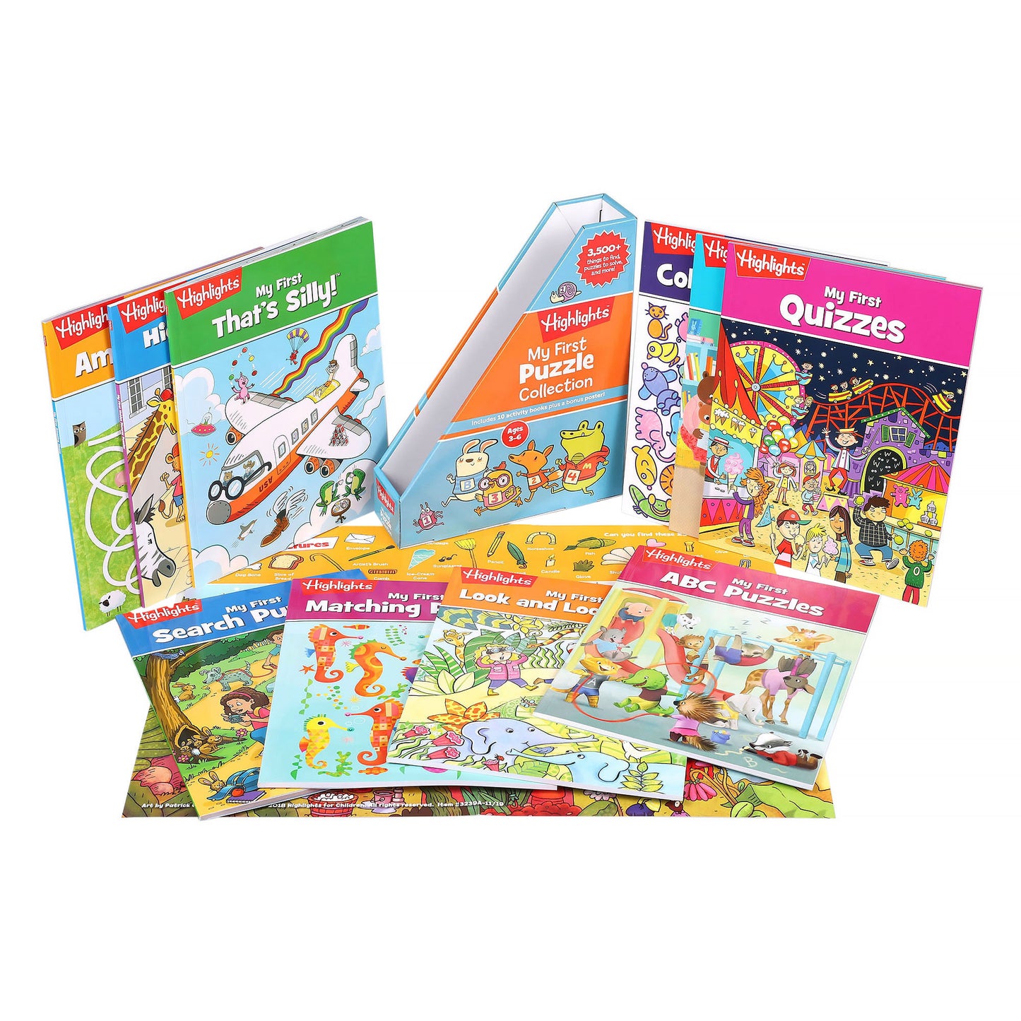 Highlights My First Puzzle Collection: 10-Book Wedge image 1