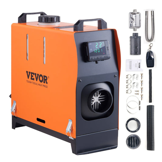 VEVOR 5/8KW Car Heater Diesel Air Heater 12V Diesel Heater With LCD Switch Sile