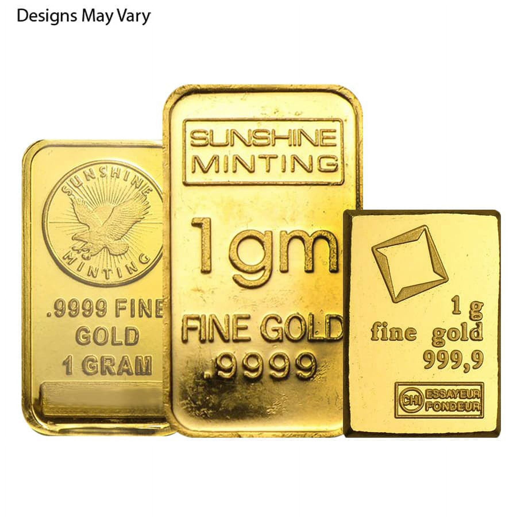 1 gram Generic Gold Bar .999+ Fine (Secondary Market)