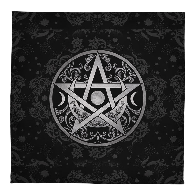 Altar Cloth Crystal Pendulum Crescent Moon Astrology Artifact Card Pad Aura Pen image 2