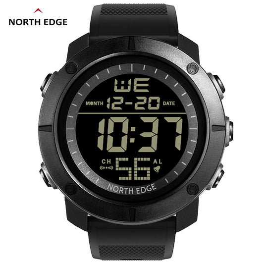 NORTH EDGE Mens Digital Watches Army Military World Time Alarm Sport Stopwatch  image 0