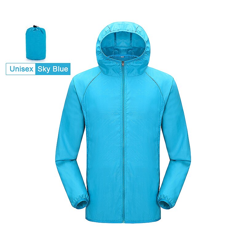 LNGXO Unisex Hiking Jacket Men Women Waterproof Quick Dry Camping Windbreaker T image 5