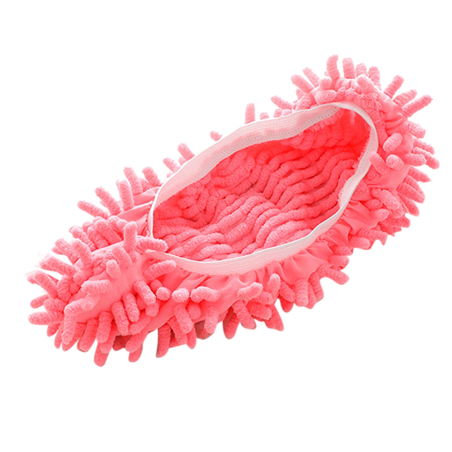 Chenille Dust Mop Slippers Home Floor Cleaning Lazy Mopping Shoes Water Uptake  image 5