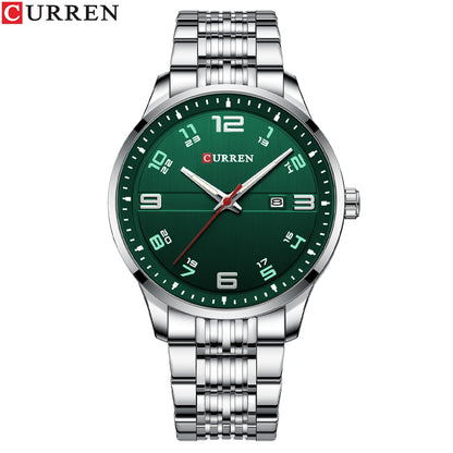 CURREN Business Men Luxury Watches Stainless Steel Quartz Wrsitwatches Male Aut image 5