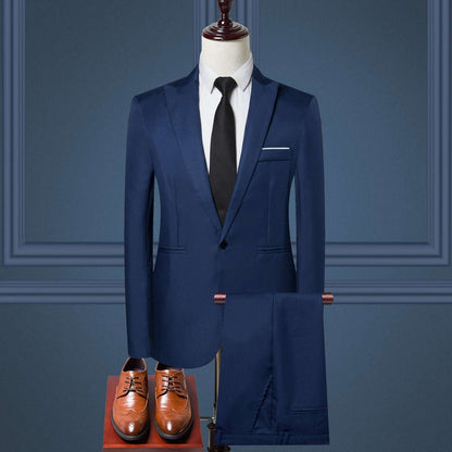 Men 3 Piece Suit Wedding Party Business Office Formal Blazers Sets Jac