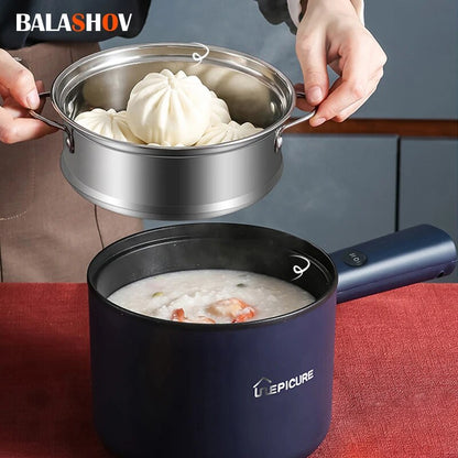 Multi-function Mini Cooker Non-stick Pan Single/Double Layer Electric Cooking M image 0