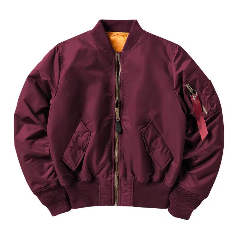 Men MA1 Jackets Autumn Quality Nylon American Military Uniform Aviator Unisex C image 8