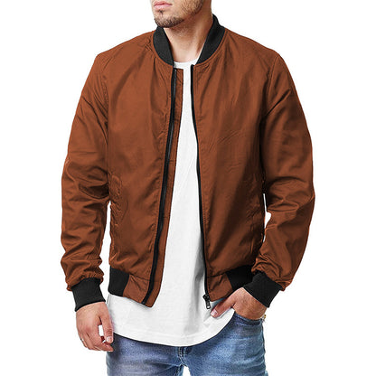 New Military Jacket Men's Slim Bomber Jacket Spring Autumn R Men Outerwear Ma-1 image 4