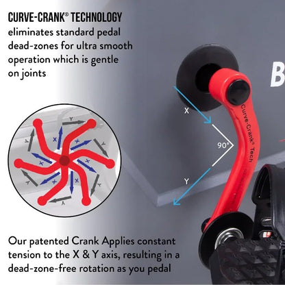 BRF980 Upright Fan Bike Manual Resistance, Heart Rate Monitor, Max. Weight 250 image 2