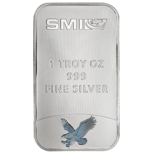 1 Troy oz Sunshine Mercury Design .999 Silver Bar image 0