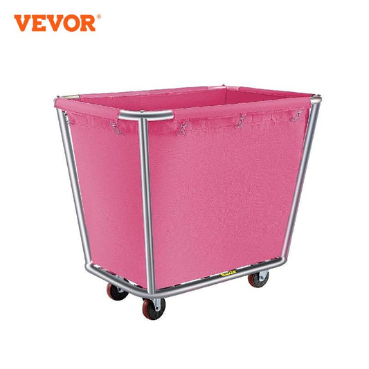 VEVOR 6 - 18 Bushel Canvas Laundry Basket Cart with Waterproof Storage Basket R