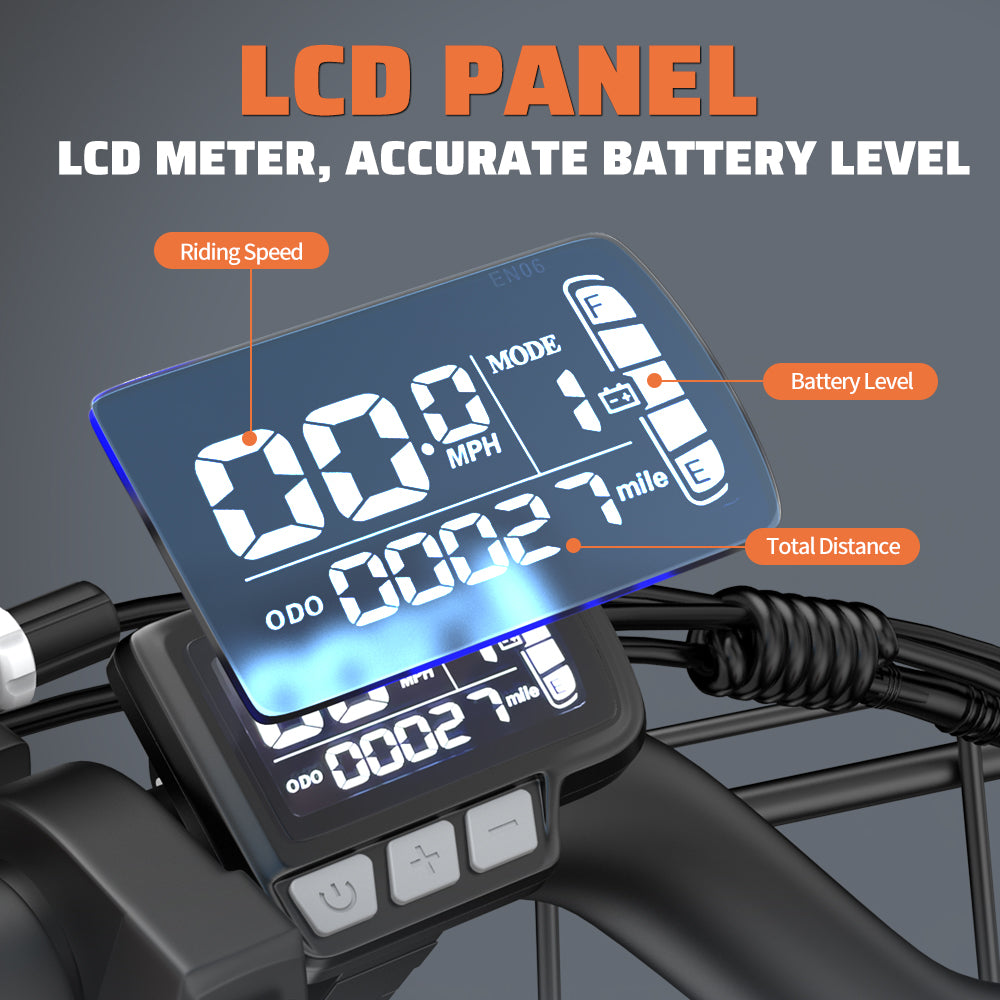 Kickwey LD20 Adult Electric Bike 1500w 32MPH 48V20ah Mountain Electric Bicycle  image 4