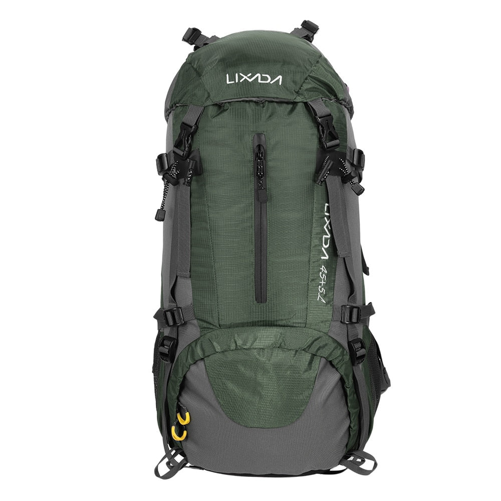 Lixada 50L Waterproof Climbing Bag with Rain Cover Nylon Rucksack Outdoor Sport image 5
