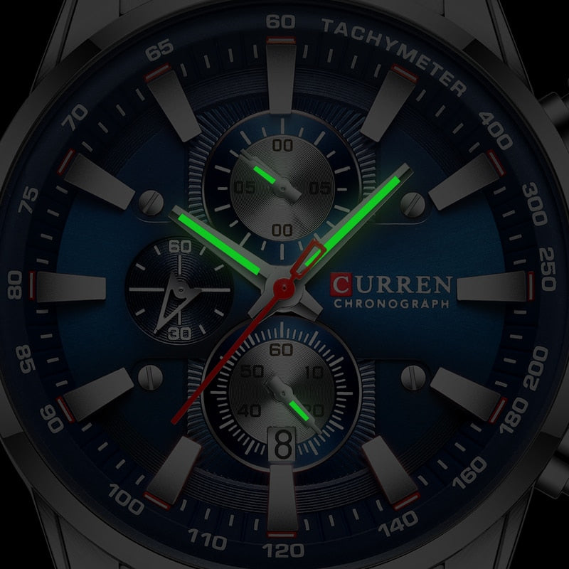New Watches for Men Top Luxury Brand CURREN Quartz Men’s Watch Sport Waterproof image 3