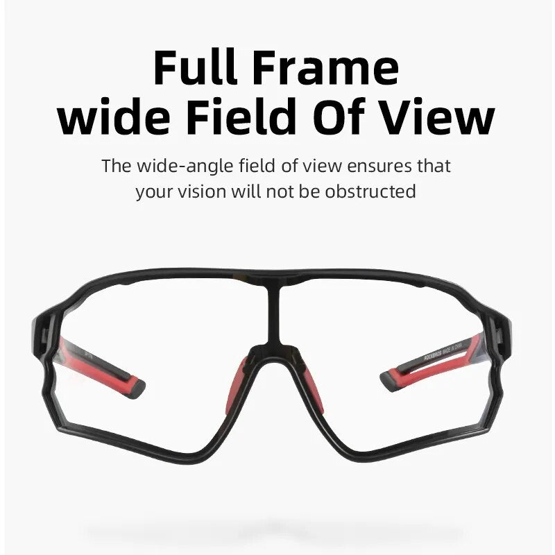 ROCKBROS Cycling Glasses Pochromic MTB Road Bike Glasses UV400 Protection Su image 13