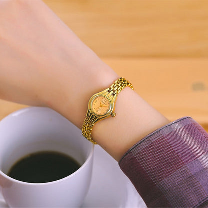 Simple Elegant Small Women's Watches Luxury Brand Gold Wrist Watches for Women  image 7