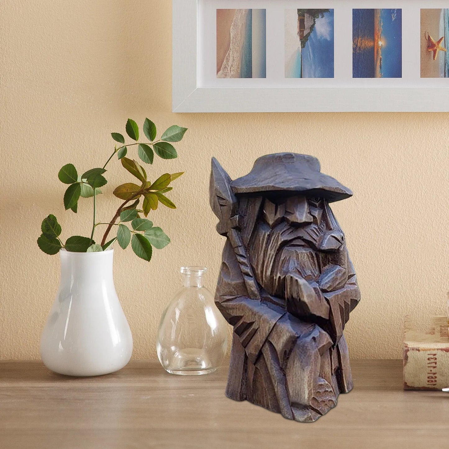 Odin Thor Tyr Ulfhednar Norse Pagan Resin Viking Statue Nordic Pagan Resin Orna image 6