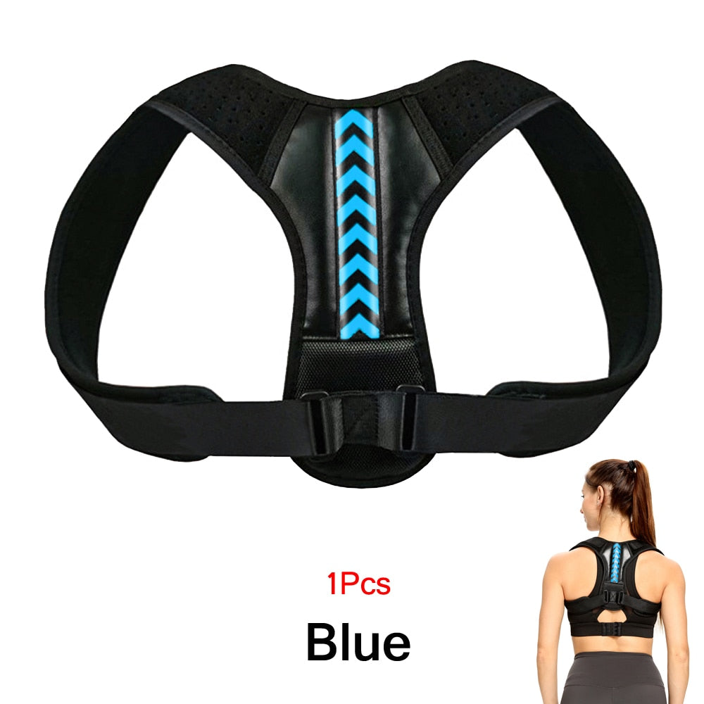 Adjustable Back Posture Corrector Belt Clavicle Spine Men Women Home Office Out image 4