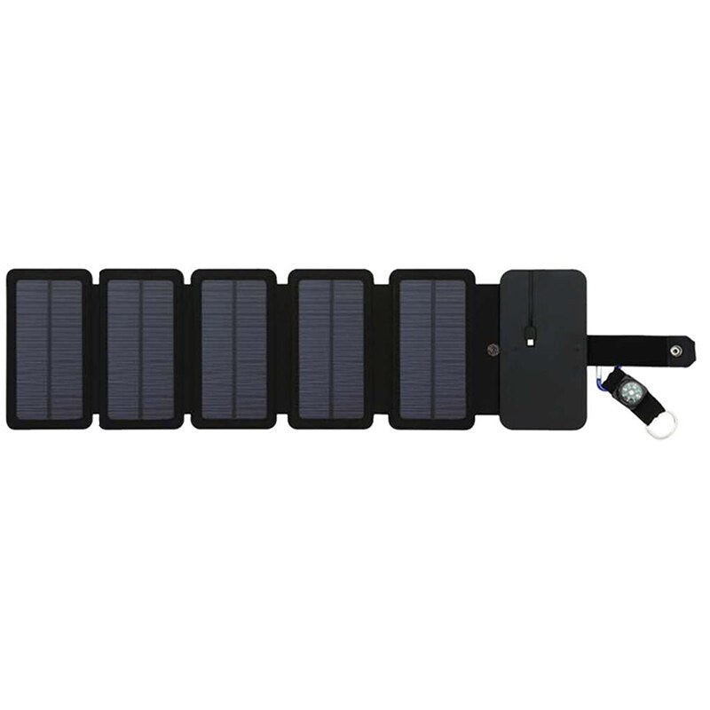 Outdoor Multifunctional Portable Solar Charging Panel Foldable 5V 2.1A USB Outp image 0