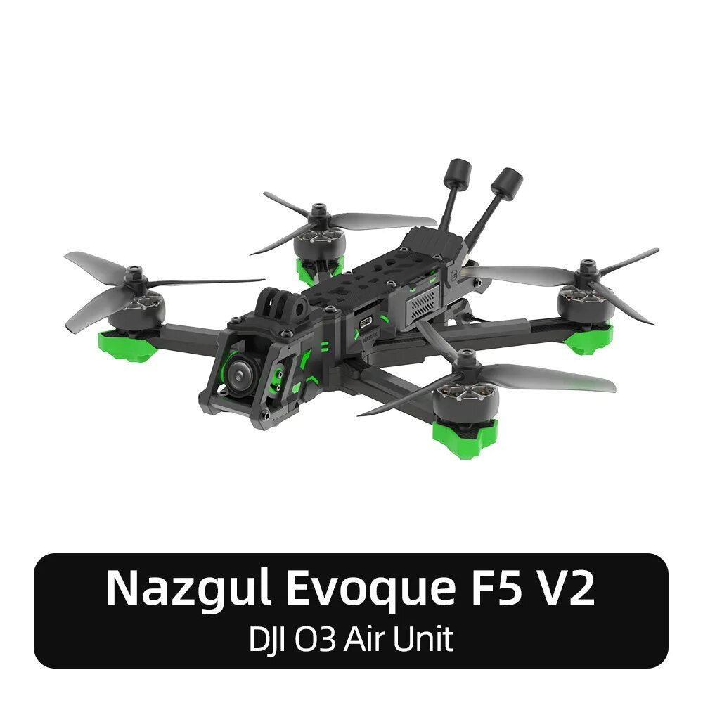 iFlight Nazgul Evoque F5 V2 HD 5inch 6S FPV Drone BNF F5X F5DïˆSquashed-X or DC image 1