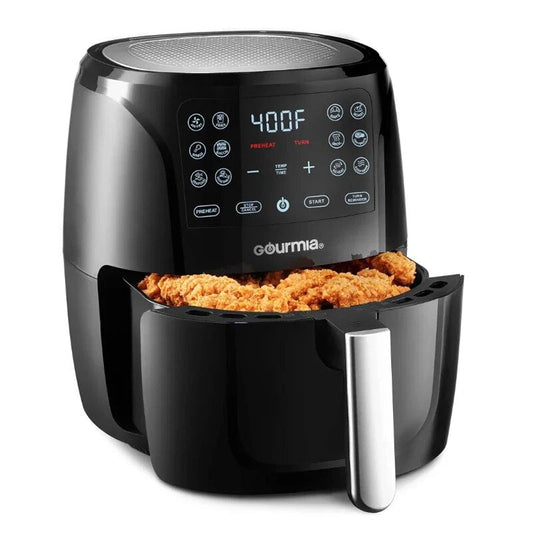 6-Qt Digital Air Fryer with Guided Cooking, Black GAF686