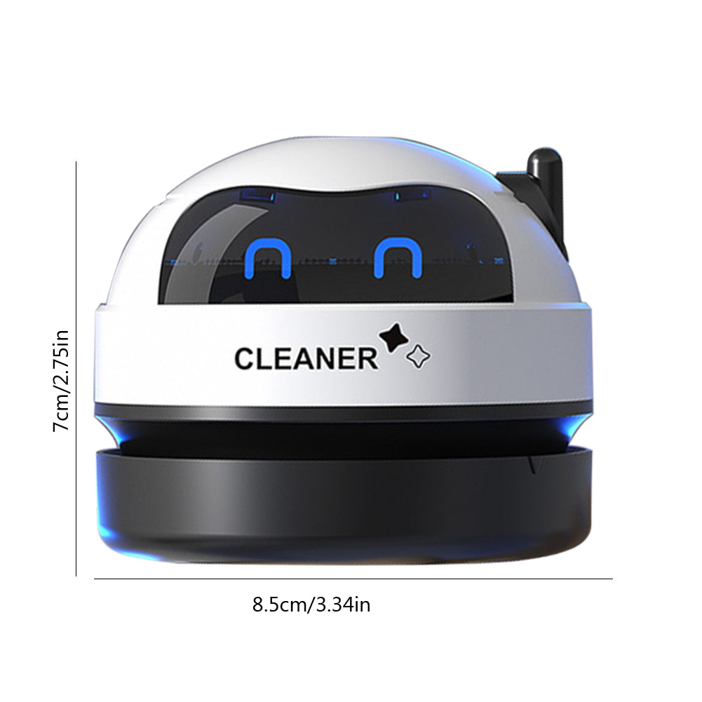 Desk Table Dust Vacuum USB Rechargeable Handheld Vacuum Cleaner with Detachable image 5