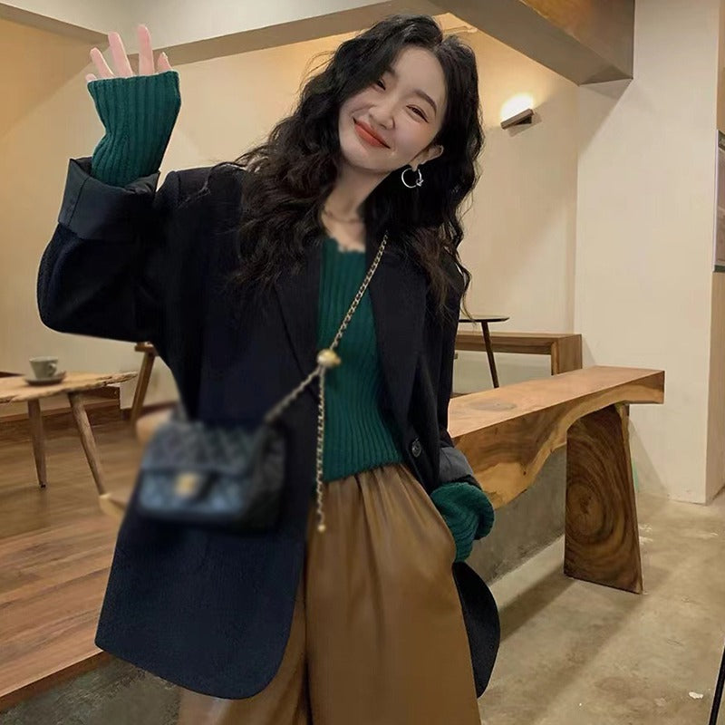 Women's Jacket Spring Autumn Small Fragrance Fashion Korean Version Loose Suit image 4