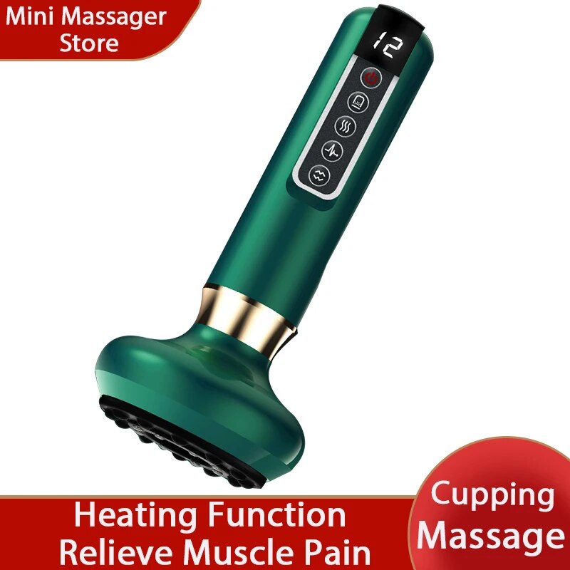 Scraping Infrared Heat Slimming Massage Tricolor Electric Scraping Instrument A image 1