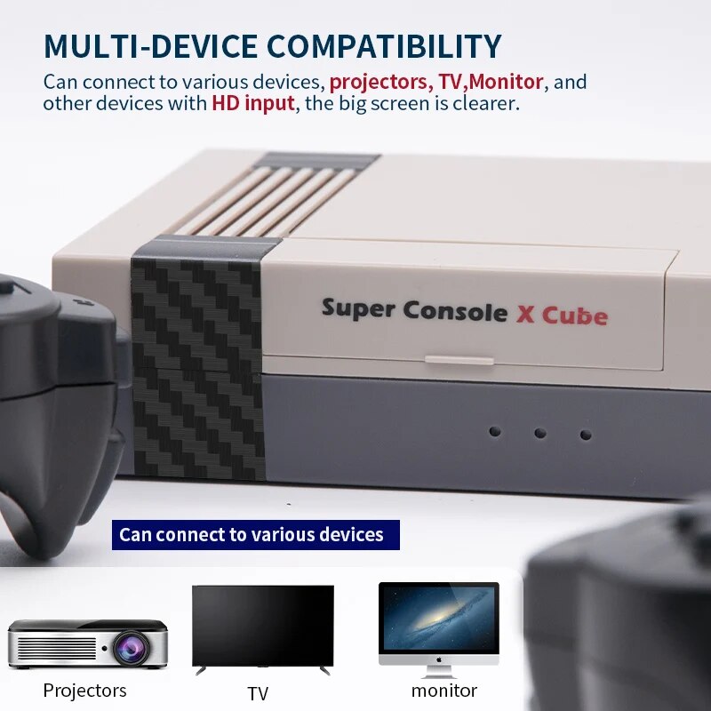 Retro Games for MAME/DC/ARCADE 60000+ Games  Console X Cube 4K Mini TV Box image 9