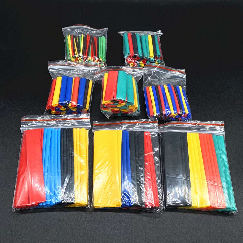 127-750Pcs Heat-Shrink Tubing Thermoresistant Tube Heat Shrink Wrapping Kit Ele