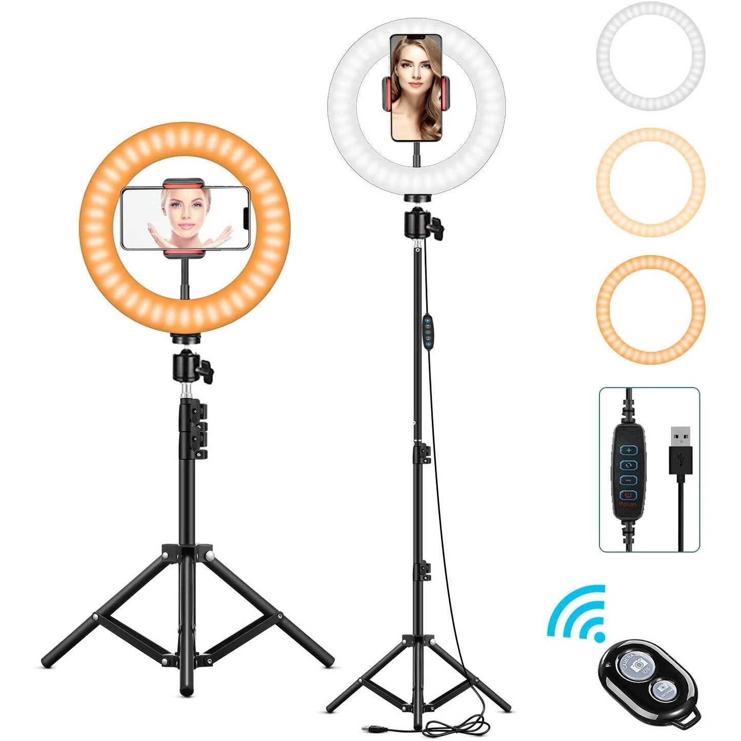 LED Photography Fill Lighting with Tripod Stand Camera Photo Studio Circle Led image 1