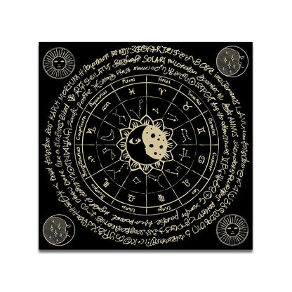 Altar Cloth Crystal Pendulum Crescent Moon Astrology Artifact Card Pad Aura Pen image 5