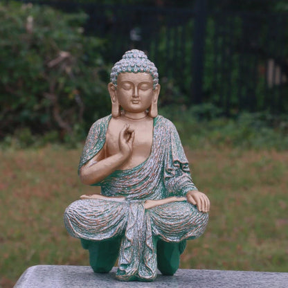 Zen Buddha sculpture Outdoor garden Garden Garden Garden garden landscape layou image 9