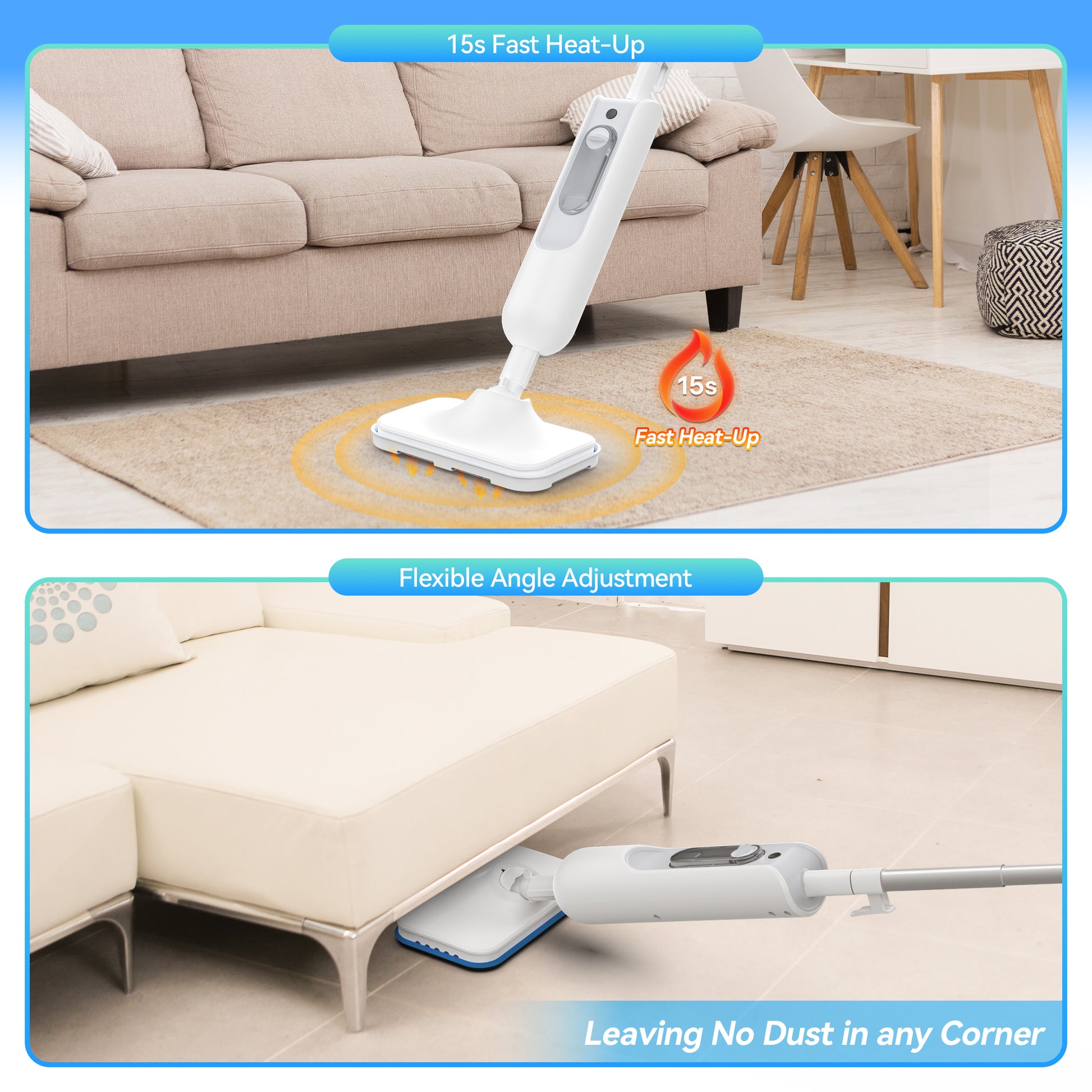 Powerful Steam Mop High Temperature Cleaning Detachable Handheld Steam Cleaners image 6