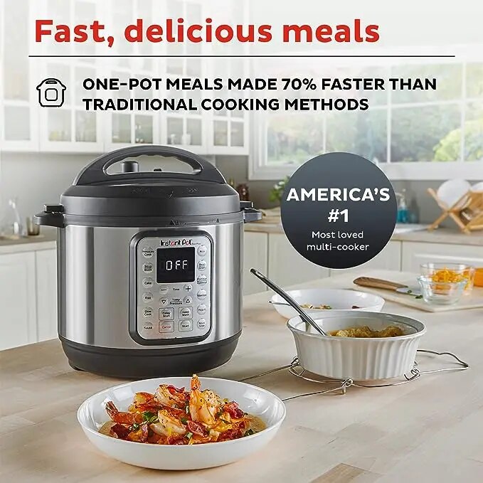 Instant Pot Duo Plus 9-in-1 Electric Pressure Cooker, Slow Cooker, Rice Cooker, image 4