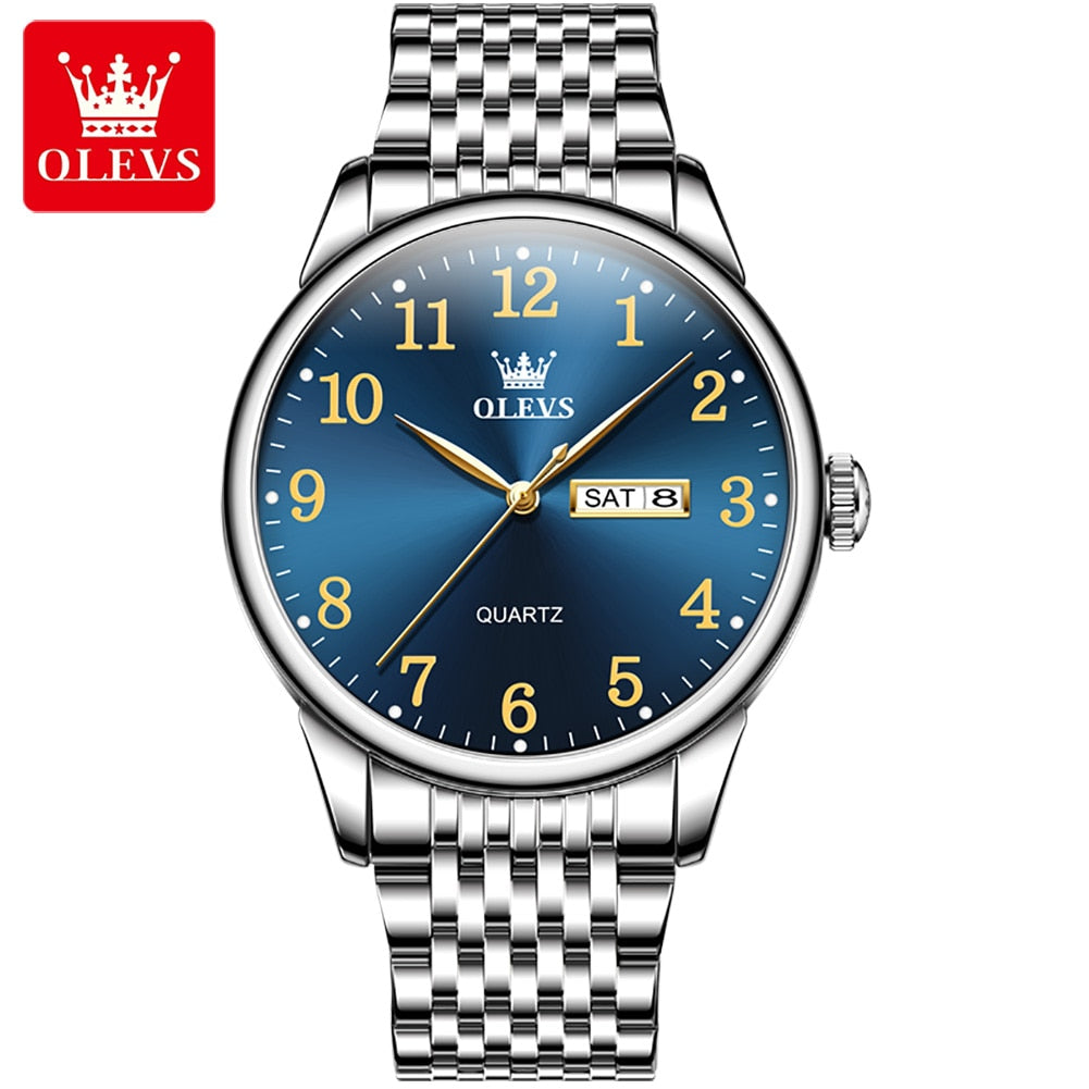 OLEVS New Fashion Watch For Men Top Brand Luxury Sport Waterproof Simple Ultra- image 7