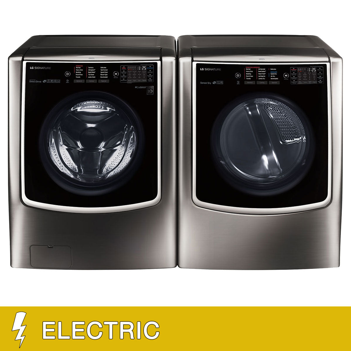 LG SIGNATURE 5.8 cu. ft. Mega Capacity Front Load Washer and 9.0 cu. ft. image 1