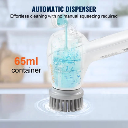 Spin Scrubber Multipurpose Cordless Handheld Electric Cleaning Brush with 5 Re image 0