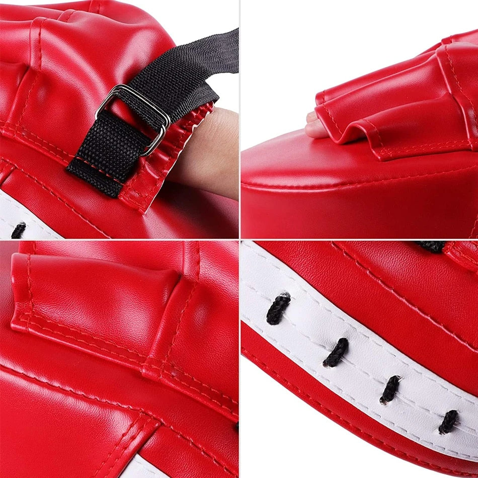 WOSWEIR 1/2 PCS Kick Boxing Gloves Pad Punch Target Bag Men MMA PU Karate Muay image 7