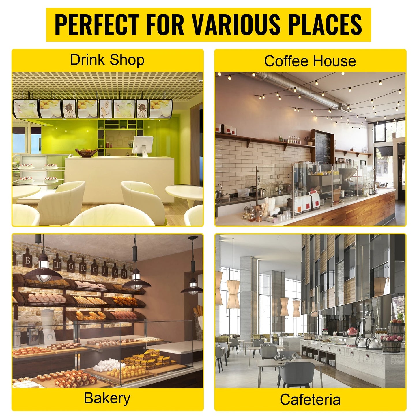 VEVOR 10-20L/H Ice Cream Maker Commercial Single Flavor Countertop Gelato Sorbe image 1