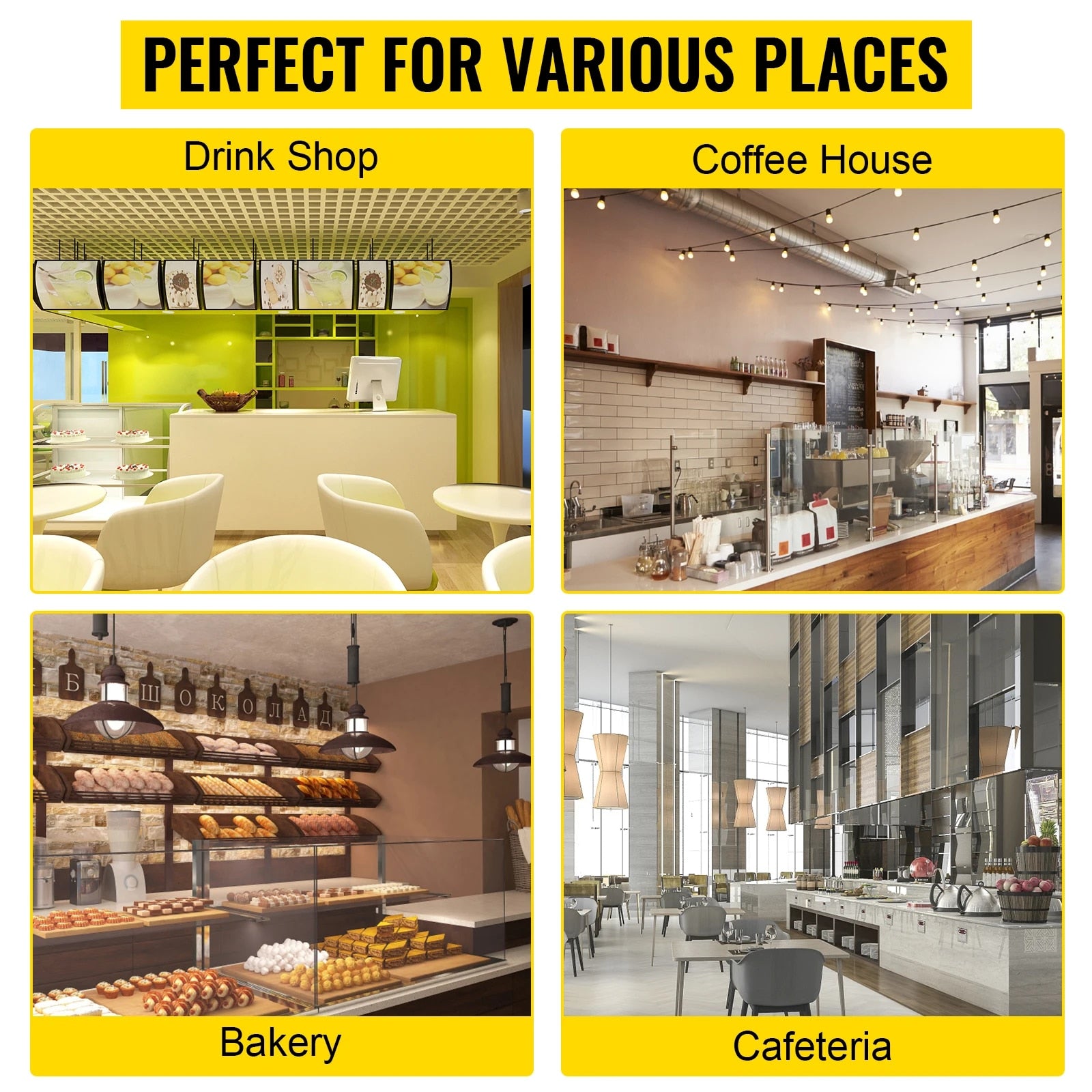 VEVOR 10-20L/H Ice Cream Maker Commercial Single Flavor Countertop Gelato Sorbe image 1