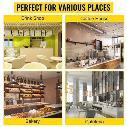 VEVOR 10-20L/H Ice Cream Maker Commercial Single Flavor Countertop Gelato Sorbe image 1