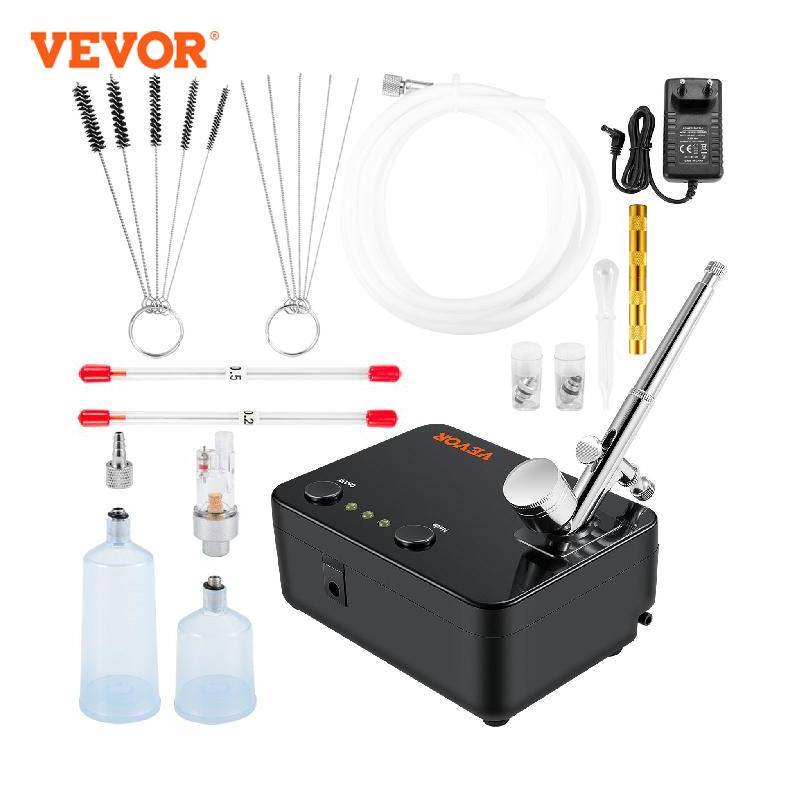 Dual-Action Airbrush Kit Multifunctional Airbrush System Compressor 0.3Mm