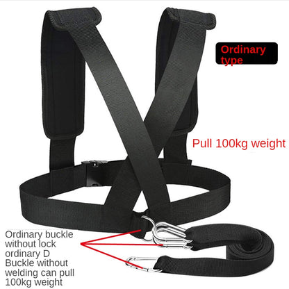 Fitness Equipment Shoulder Harness Gym Pull Sled Drag Speed Weight Training Wor image 6